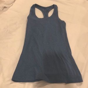 blue lululemon racerback tank!